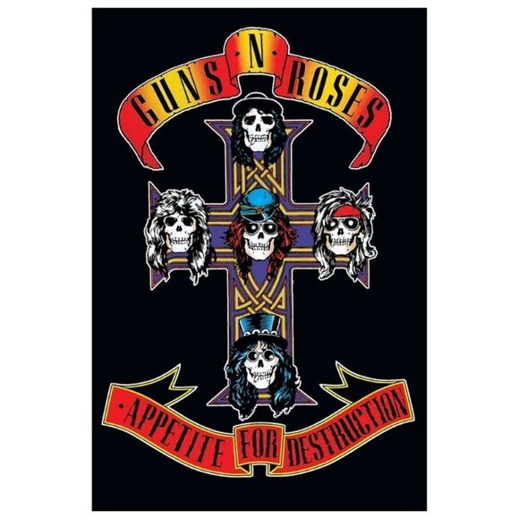 Guns N Roses Appetite For Destruction Poster 24 X 36 LARGE New - Picture 2 of 8